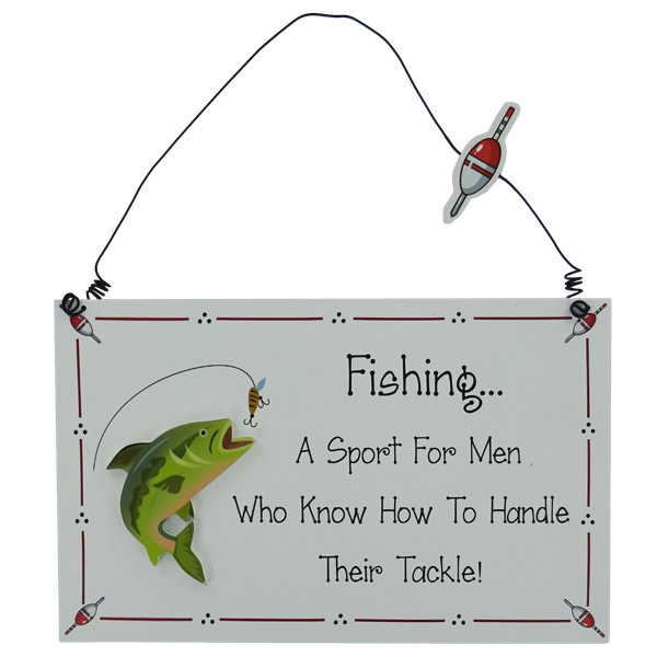 Maturi Fishing Handle Their Tackle Wall Décor Wayfair.co.uk